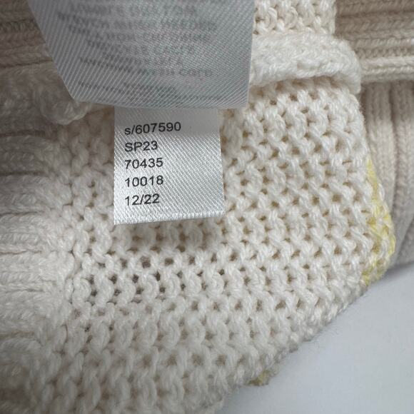 NEW LOFT Women's Multicolor Striped Long Sleeve Knit Pullover Jumper Sweater M - Picture 6 of 7